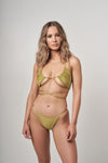 Chartreuse Mackenzie Bikini Top