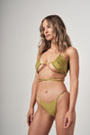 Chartreuse Mackenzie Bikini Top