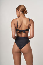 V-Shape Black Bikini Bottoms